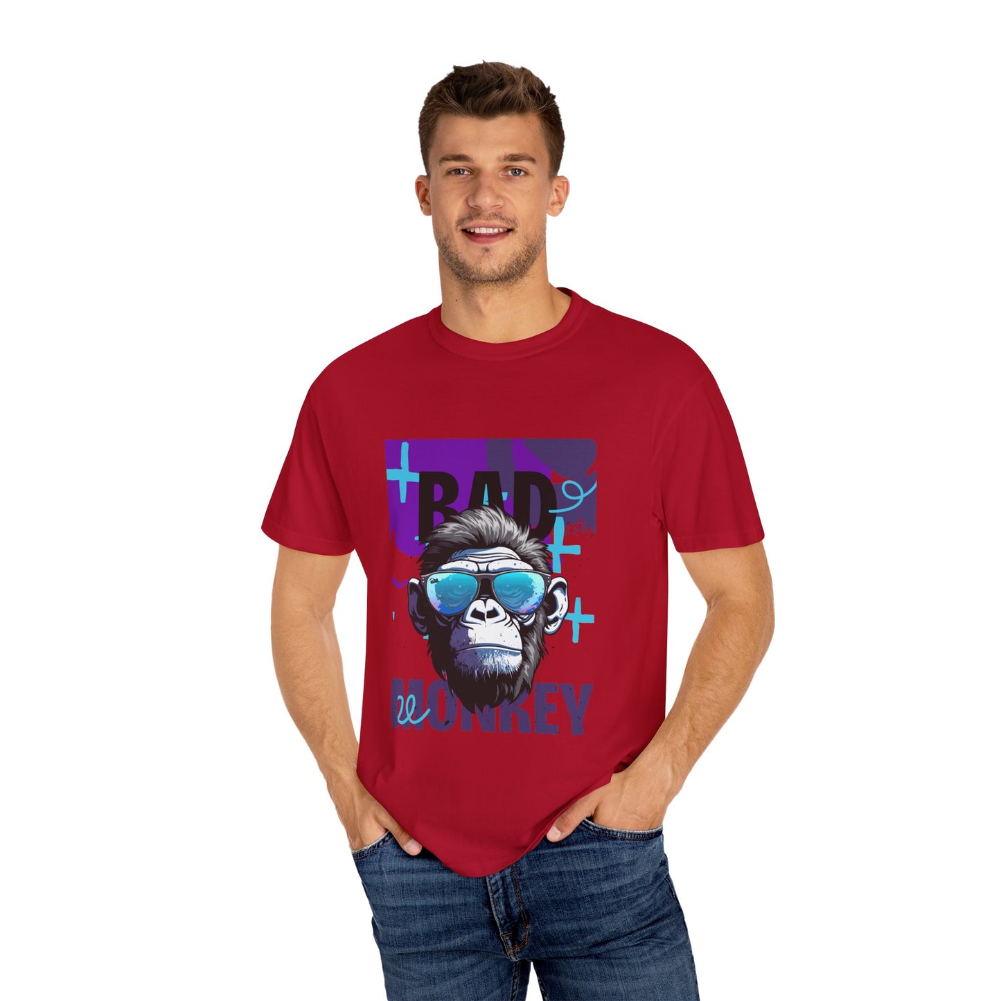 Cool Monkey Graphic T-Shirt - Fun Unisex Tee, Trendy Apparel for Animal Lovers, Gift for Birthdays, Parties, Casual Wear, Streetwear