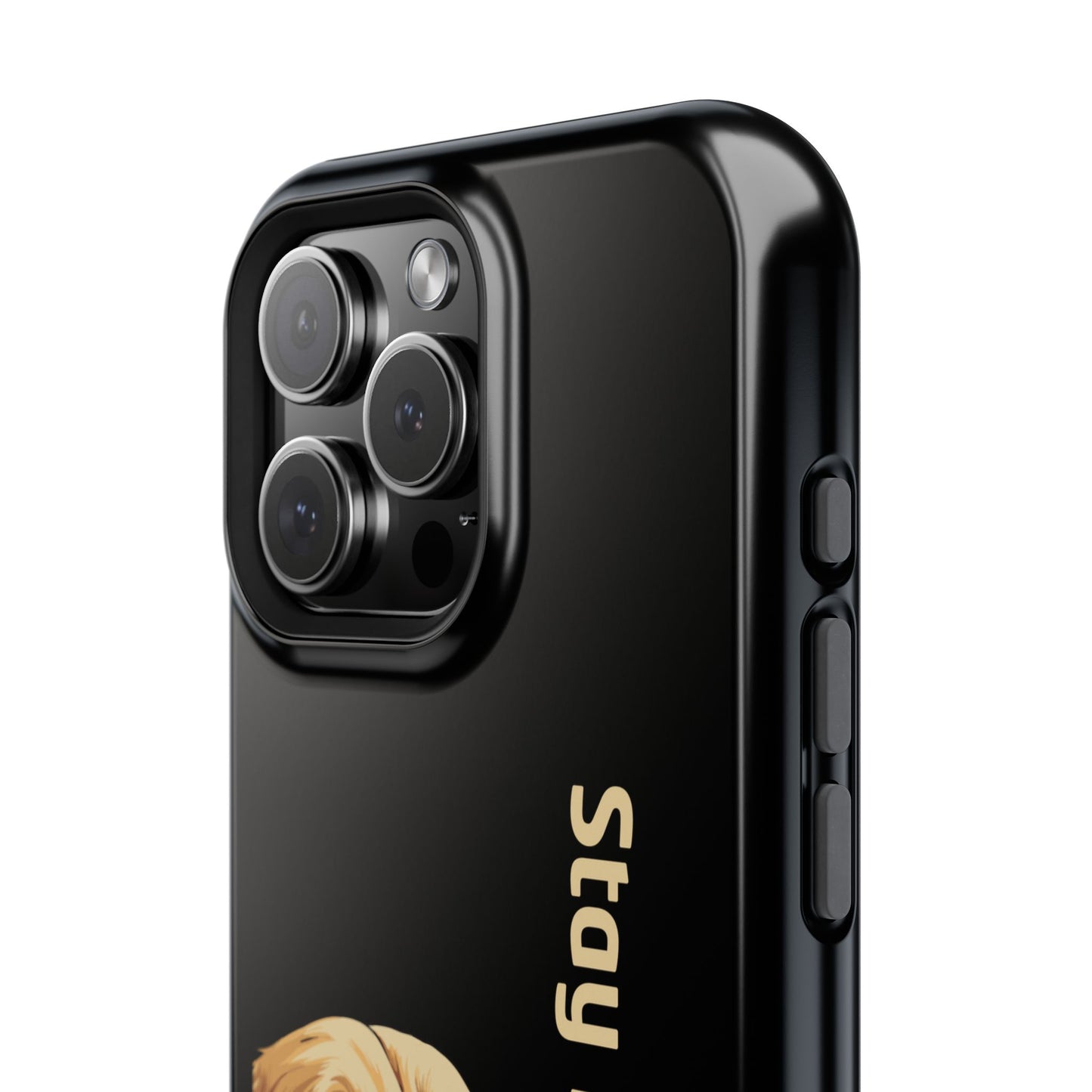 Golden Retriever Phone Case – Stay Pawsitive | Dog Lover Gift | iPhone 17 Pro Max & 17 Series | Glossy Finish | Pawsy Prints