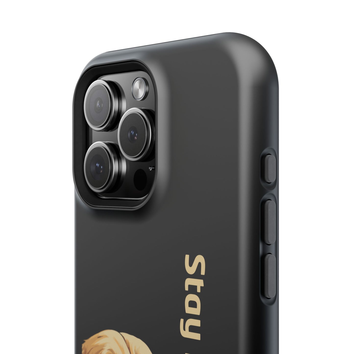 Golden Retriever Phone Case – Stay Pawsitive | Dog Lover Gift | iPhone 17 Pro Max & 17 Series | Glossy Finish | Pawsy Prints