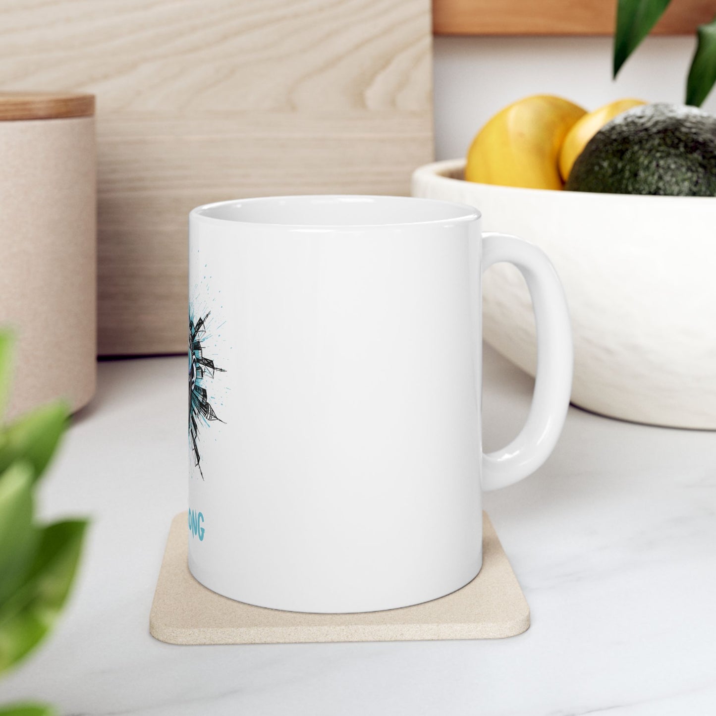 Urban Kong Ceramic Mug | Cool Gorilla Design for Coffee Lovers, Unique Gift for Birthdays, Home Decor, Animal Themed Kitchen