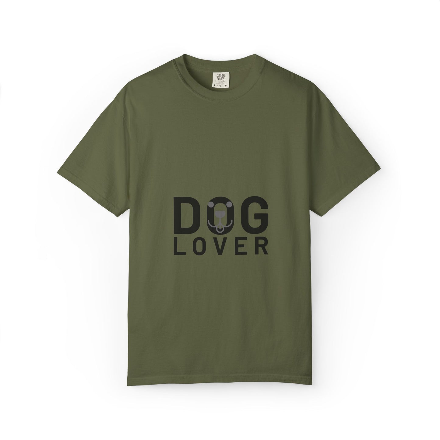 Minimalist Dog Lover Tee – Unisex Garment-Dyed Comfort Fit