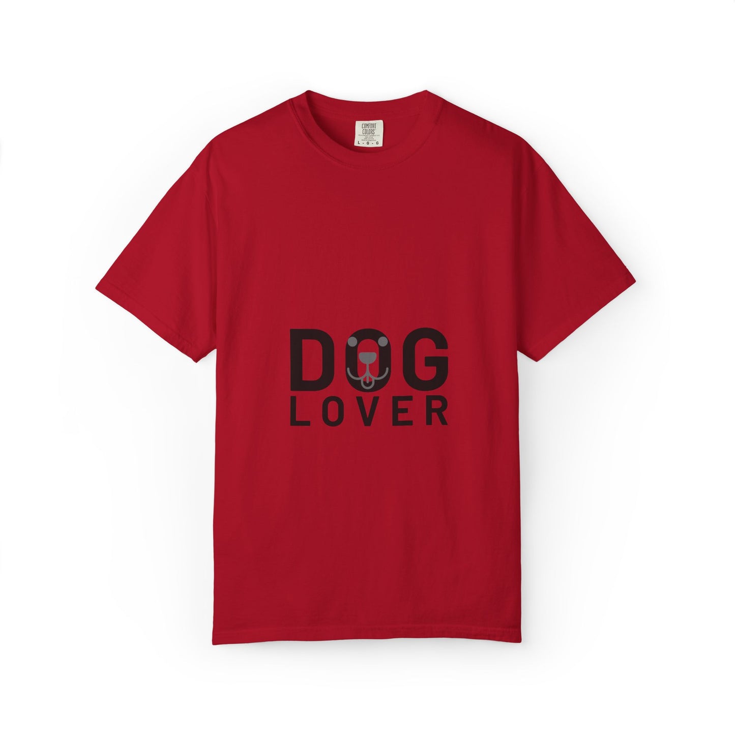 Minimalist Dog Lover Tee – Unisex Garment-Dyed Comfort Fit