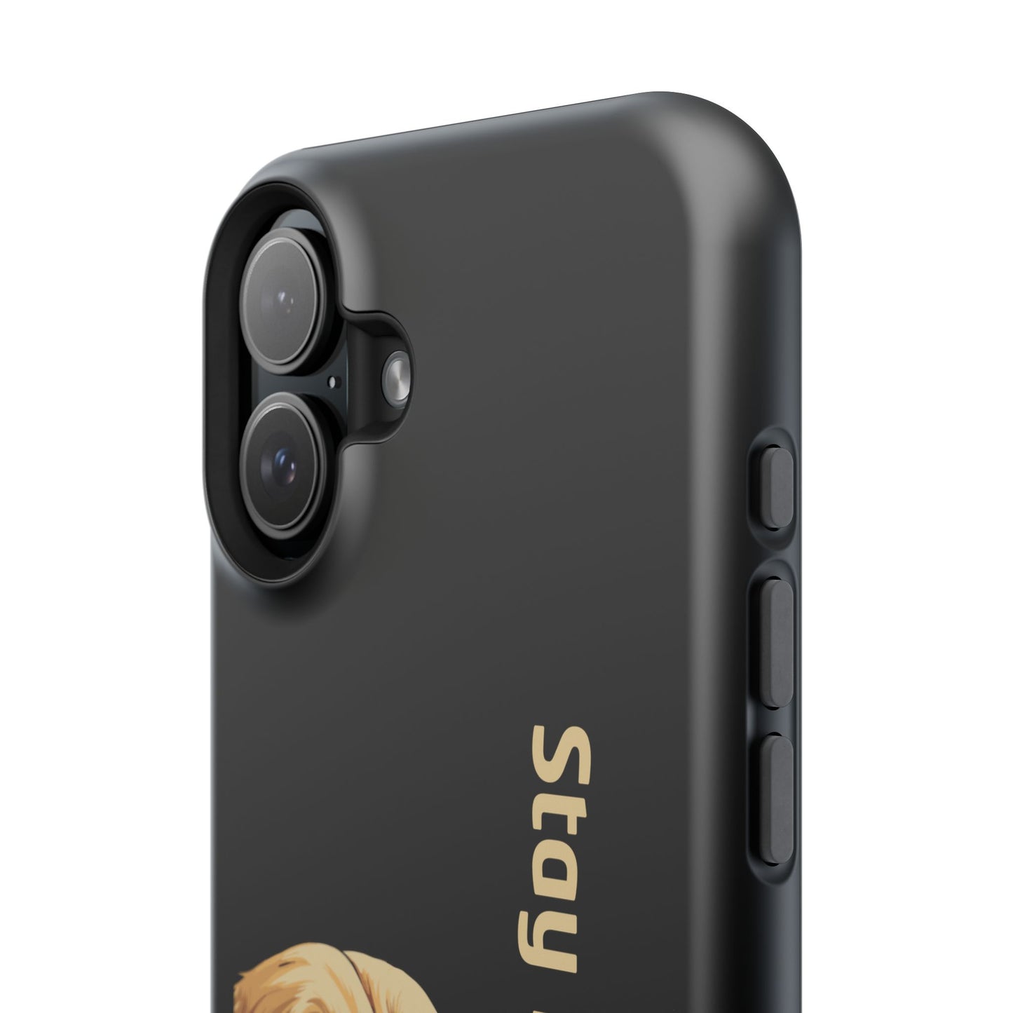 Golden Retriever Phone Case – Stay Pawsitive | Dog Lover Gift | iPhone 17 Pro Max & 17 Series | Glossy Finish | Pawsy Prints