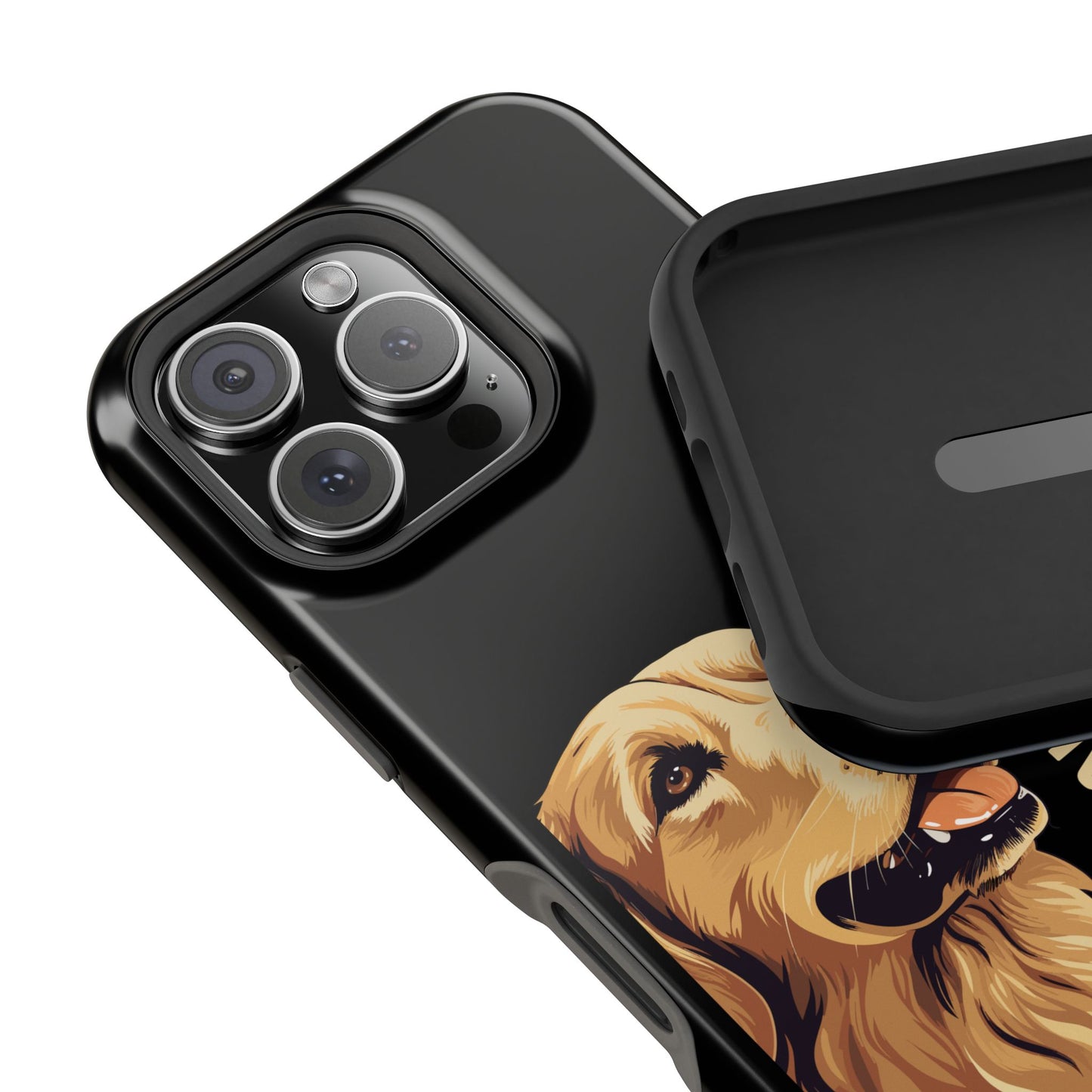 Golden Retriever Phone Case – Stay Pawsitive | Dog Lover Gift | iPhone 17 Pro Max & 17 Series | Glossy Finish | Pawsy Prints