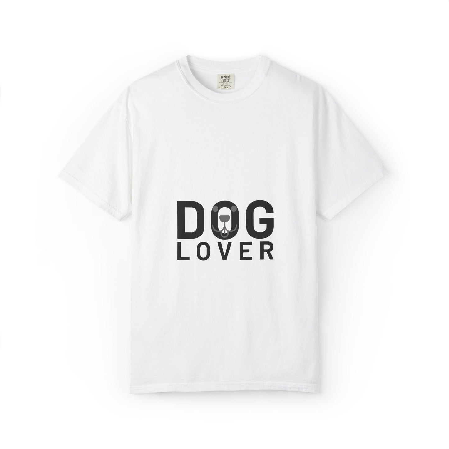 Minimalist Dog Lover Tee – Unisex Garment-Dyed Comfort Fit