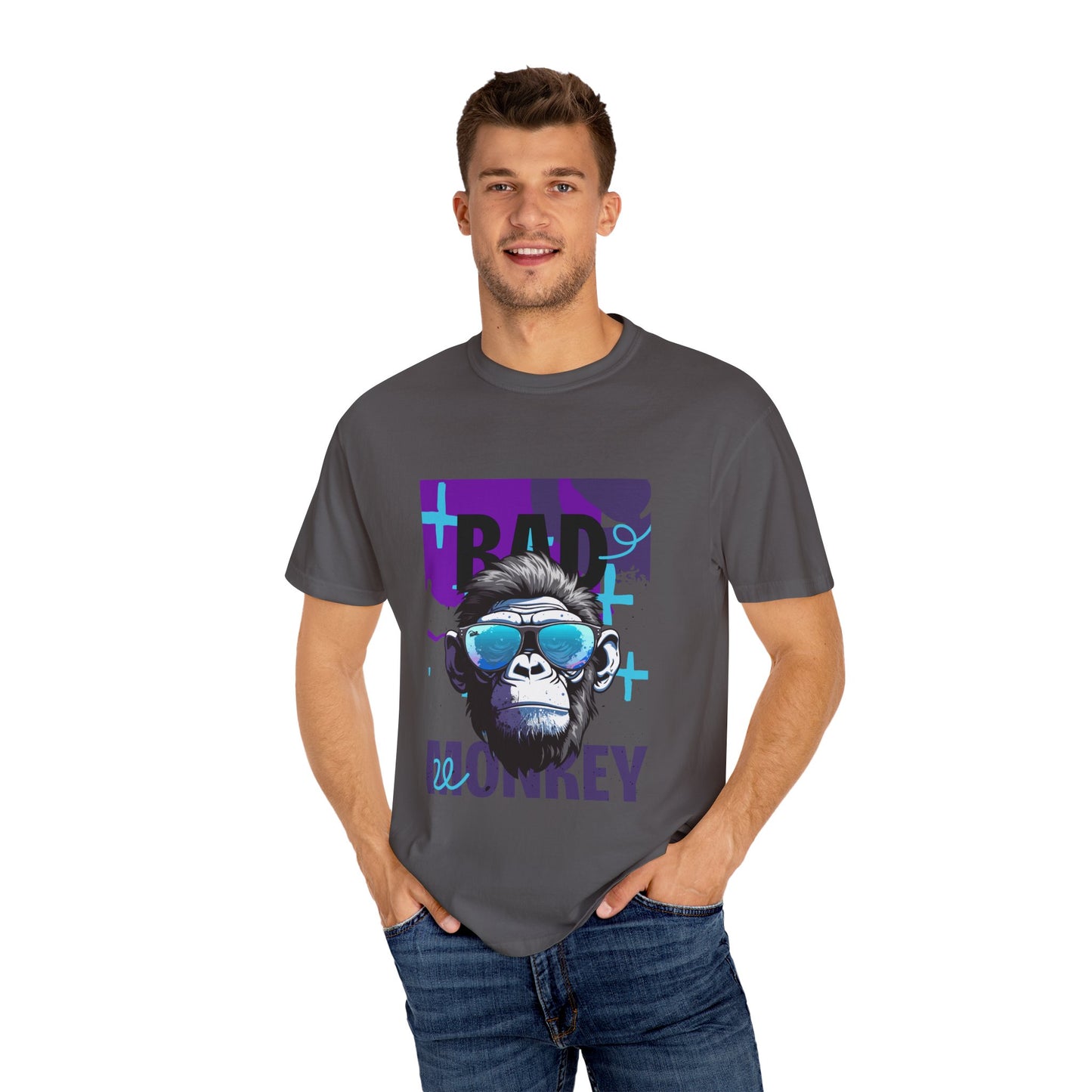 Cool Monkey Graphic T-Shirt - Fun Unisex Tee, Trendy Apparel for Animal Lovers, Gift for Birthdays, Parties, Casual Wear, Streetwear