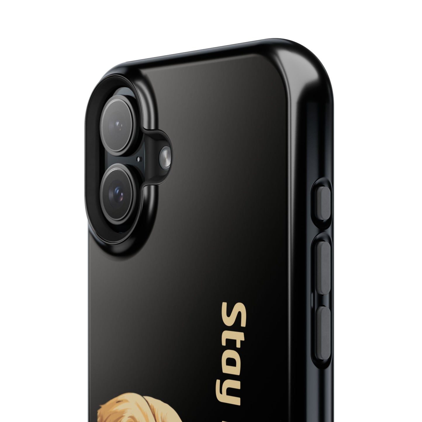 Golden Retriever Phone Case – Stay Pawsitive | Dog Lover Gift | iPhone 17 Pro Max & 17 Series | Glossy Finish | Pawsy Prints