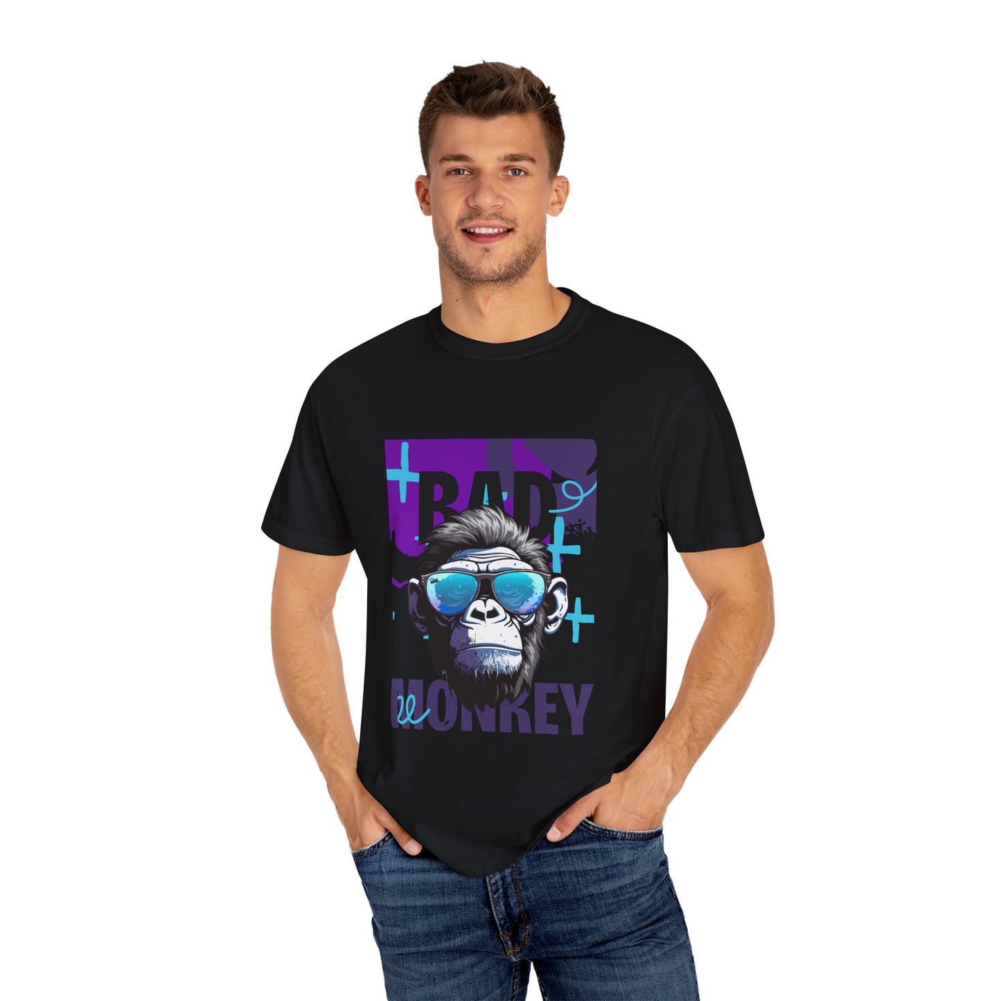 Cool Monkey Graphic T-Shirt - Fun Unisex Tee, Trendy Apparel for Animal Lovers, Gift for Birthdays, Parties, Casual Wear, Streetwear
