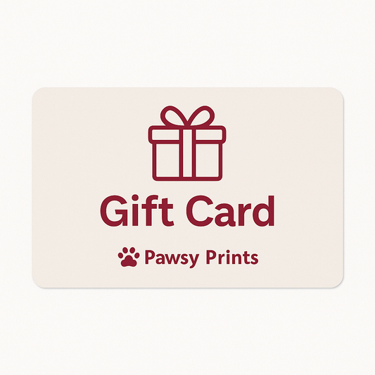 Pawsy Prints Gift Card